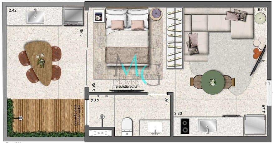 Apartamento, 1 quarto, 28 m² - Foto 27