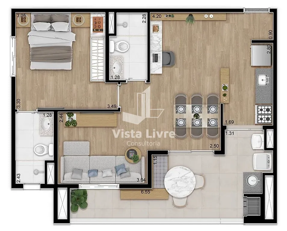 Apartamento, 2 quartos, 62 m² - Foto 12
