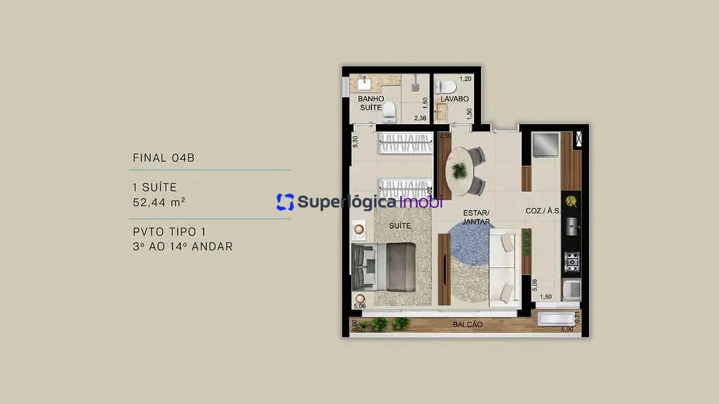 Apartamento, 2 quartos, 70 m² - Foto 20