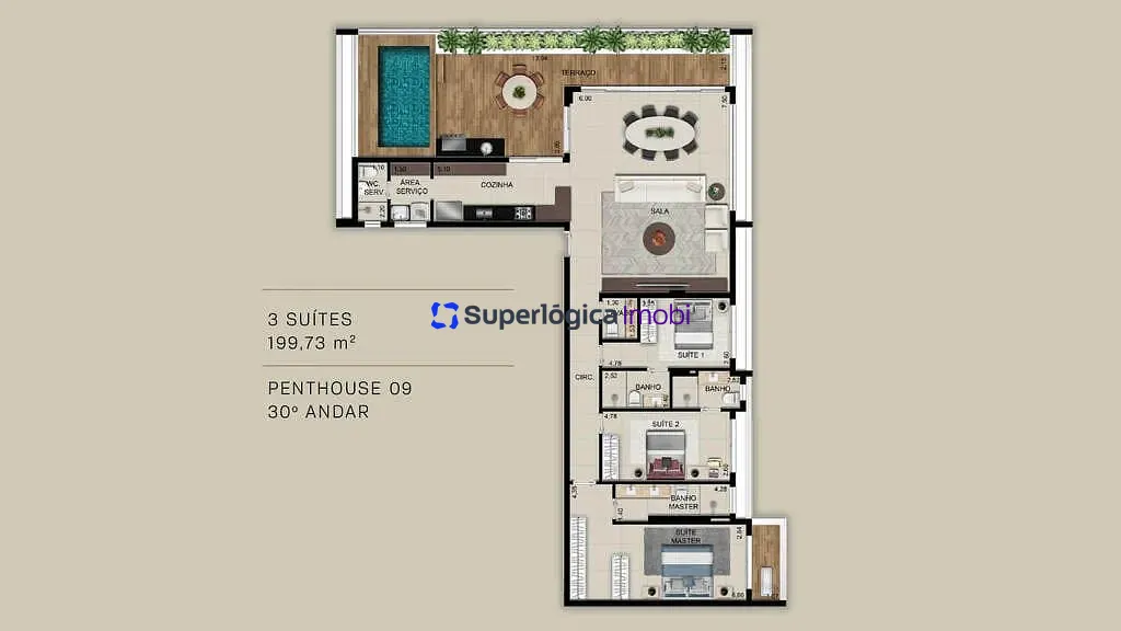 Apartamento, 2 quartos, 70 m² - Foto 33