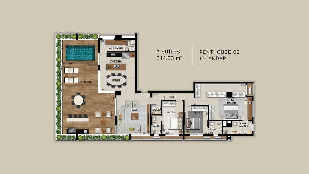 Apartamento, 2 quartos, 99 m² - Foto 36