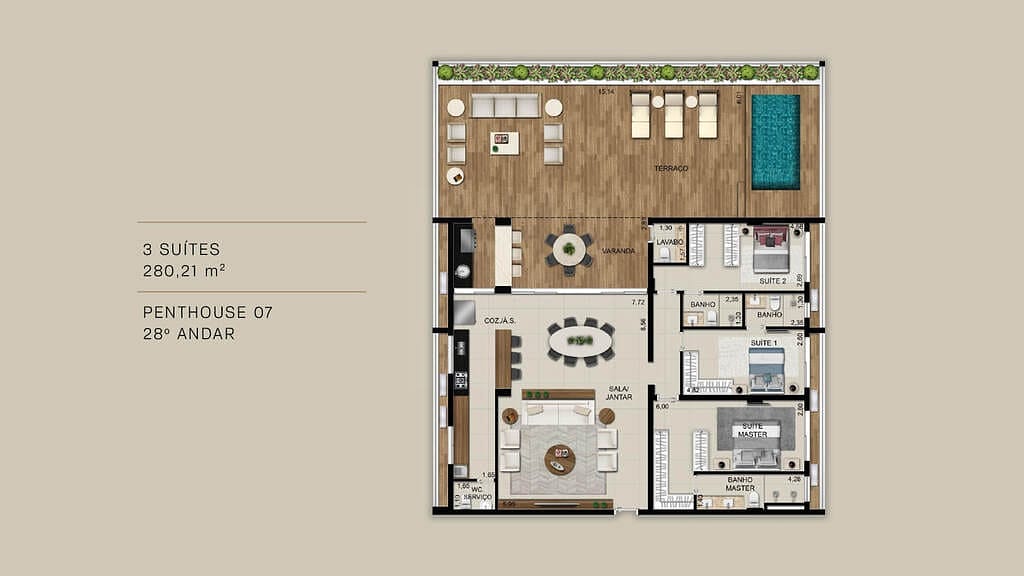 Apartamento, 2 quartos, 99 m² - Foto 38