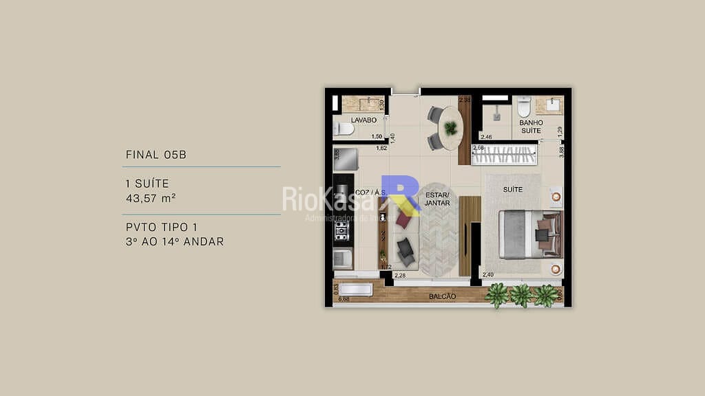 Apartamento, 2 quartos, 99 m² - Foto 14