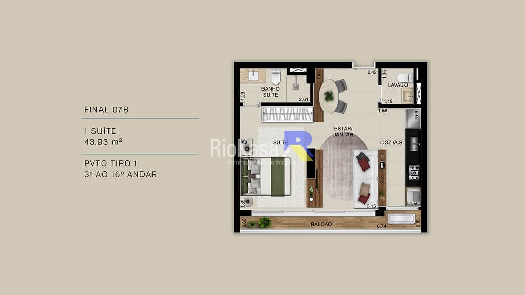 Apartamento, 2 quartos, 99 m² - Foto 16