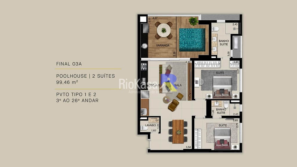 Apartamento, 2 quartos, 99 m² - Foto 27