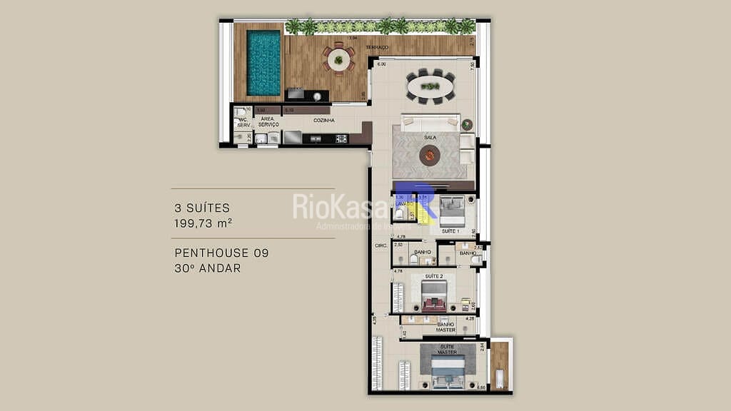 Apartamento, 2 quartos, 99 m² - Foto 33