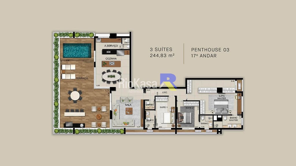 Apartamento, 2 quartos, 99 m² - Foto 36