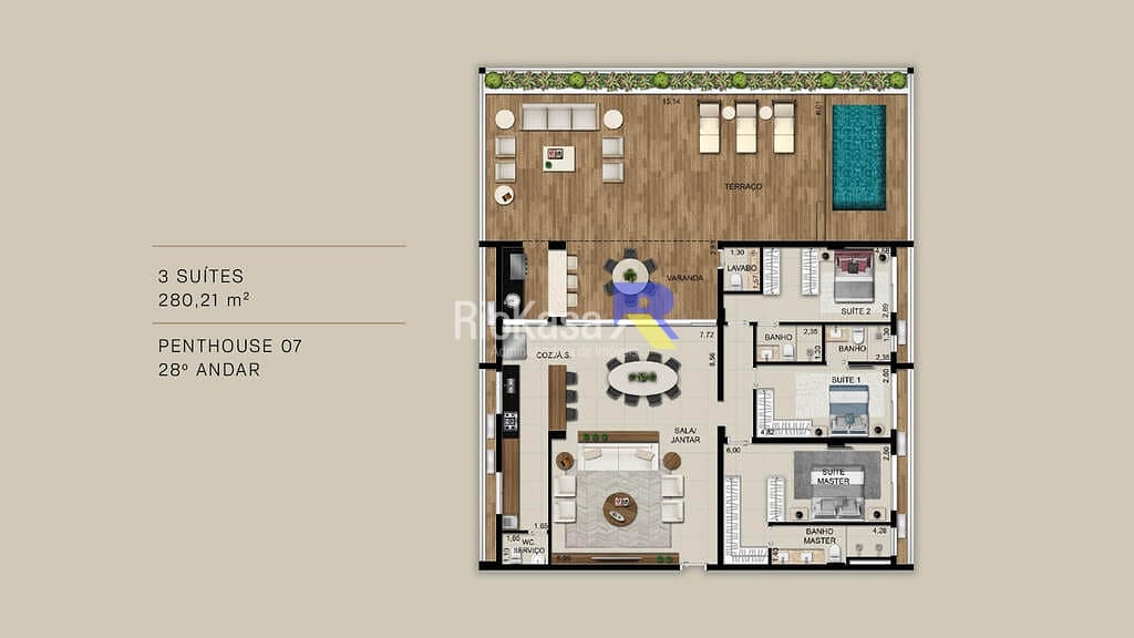 Apartamento, 2 quartos, 99 m² - Foto 38