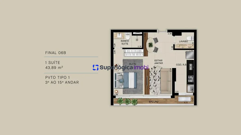Apartamento, 2 quartos, 99 m² - Foto 15