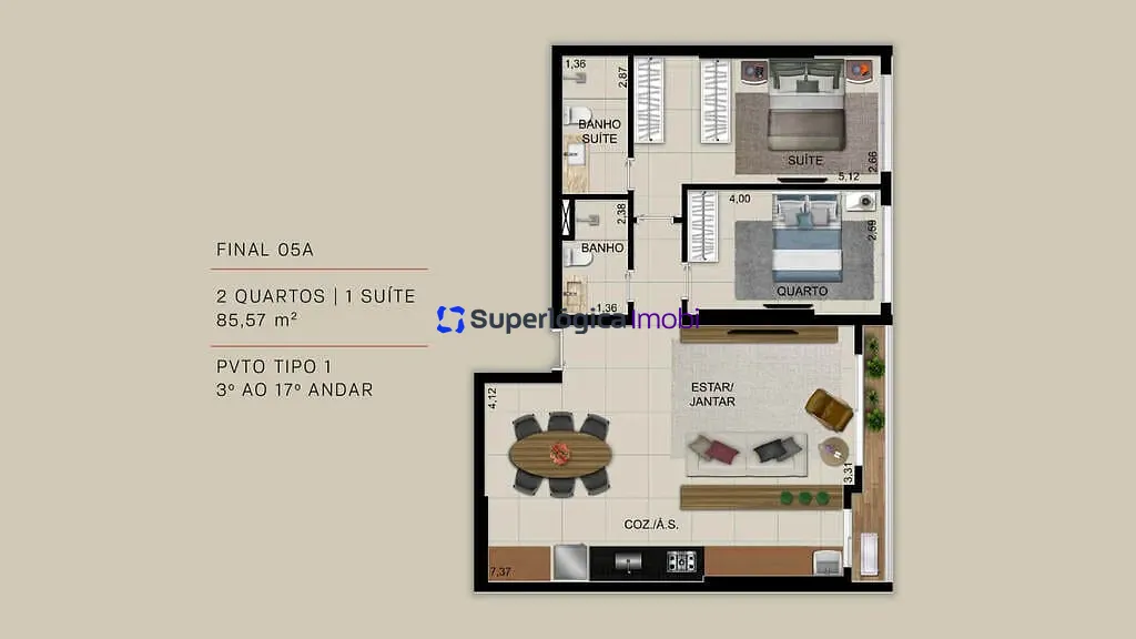 Apartamento, 2 quartos, 99 m² - Foto 25