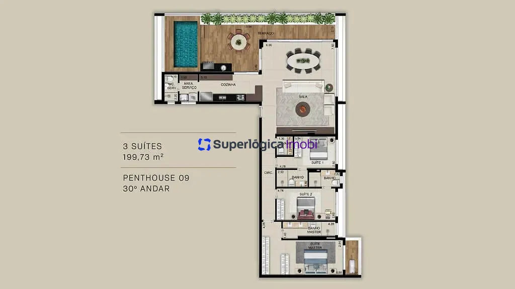 Apartamento, 2 quartos, 99 m² - Foto 33