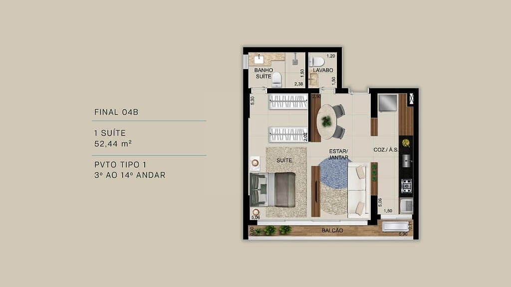 Apartamento, 2 quartos, 99 m² - Foto 20