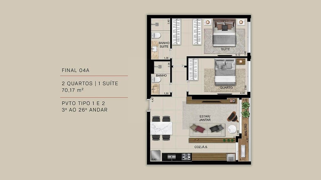 Apartamento, 2 quartos, 99 m² - Foto 22