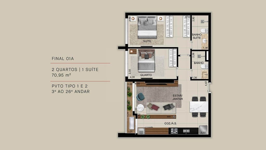 Apartamento, 2 quartos, 99 m² - Foto 23