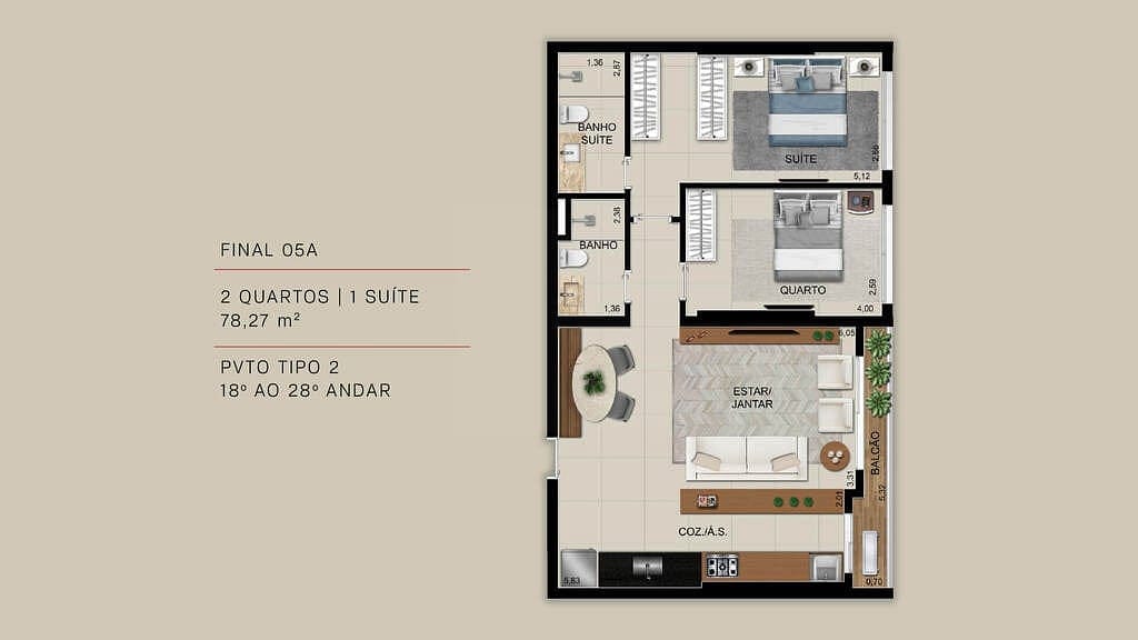 Apartamento, 2 quartos, 99 m² - Foto 24