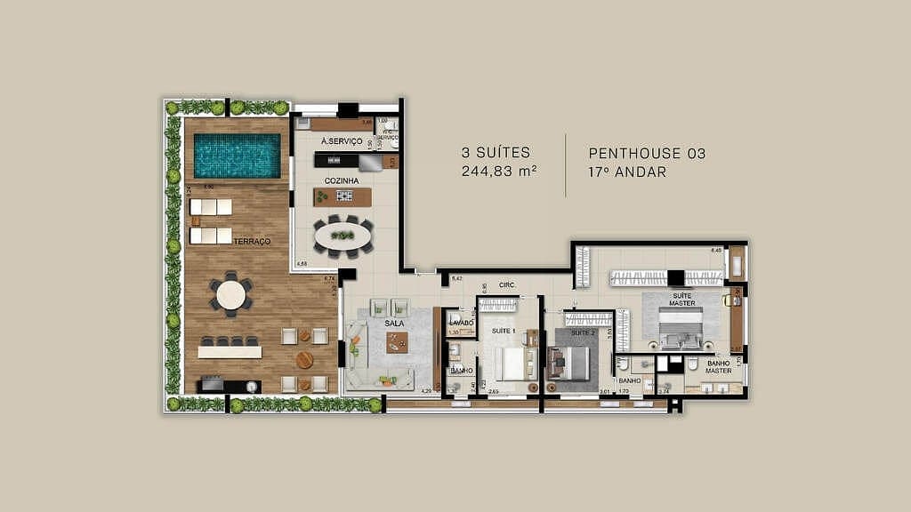 Apartamento, 2 quartos, 99 m² - Foto 36