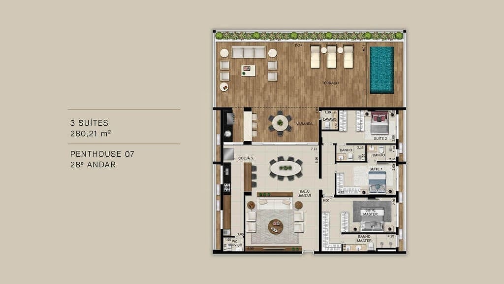 Apartamento, 2 quartos, 99 m² - Foto 38