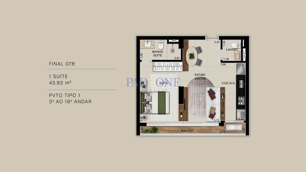 Apartamento à venda com 2 quartos, 99m² - Foto 16