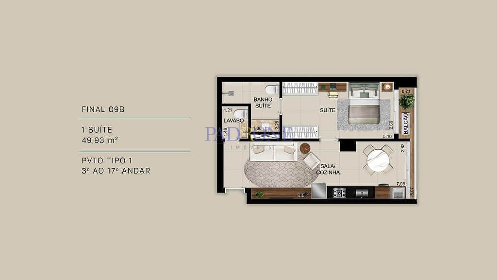 Apartamento à venda com 2 quartos, 99m² - Foto 19