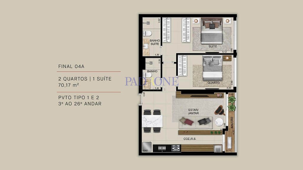 Apartamento à venda com 2 quartos, 99m² - Foto 22
