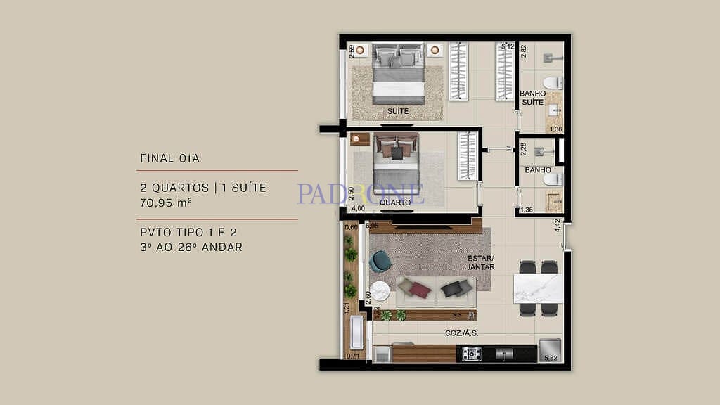Apartamento à venda com 2 quartos, 99m² - Foto 23