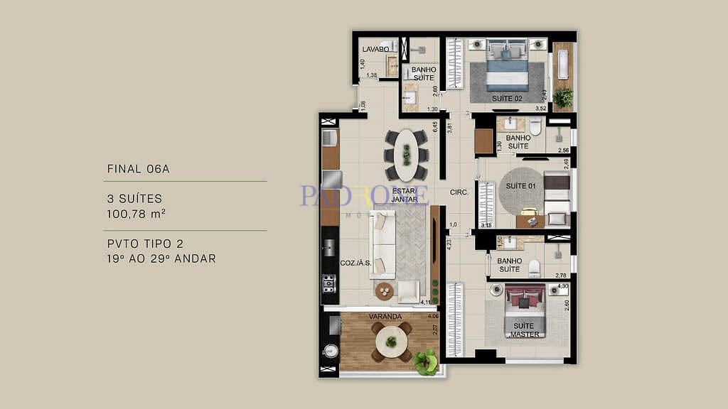 Apartamento à venda com 2 quartos, 99m² - Foto 28