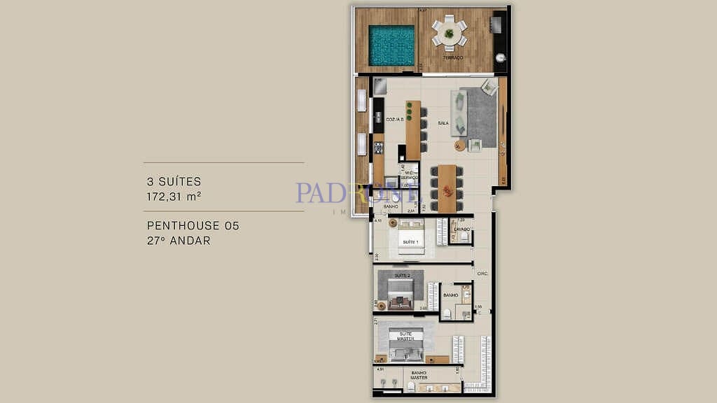 Apartamento à venda com 2 quartos, 99m² - Foto 29