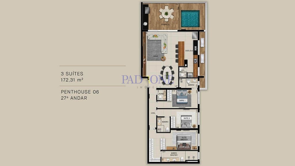 Apartamento à venda com 2 quartos, 99m² - Foto 30