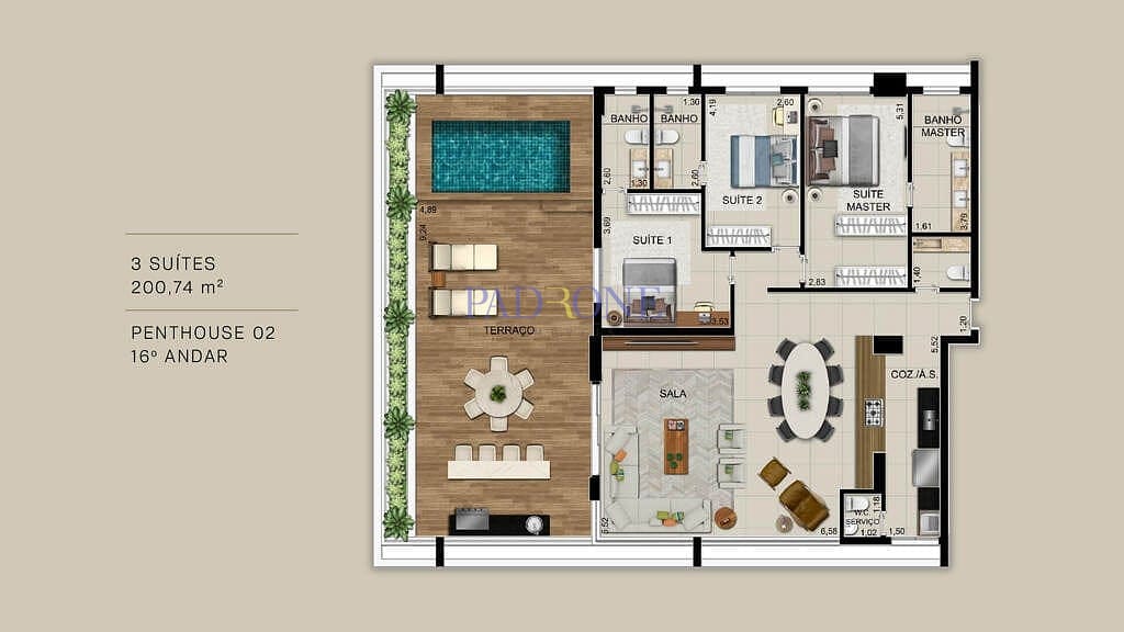 Apartamento à venda com 2 quartos, 99m² - Foto 35
