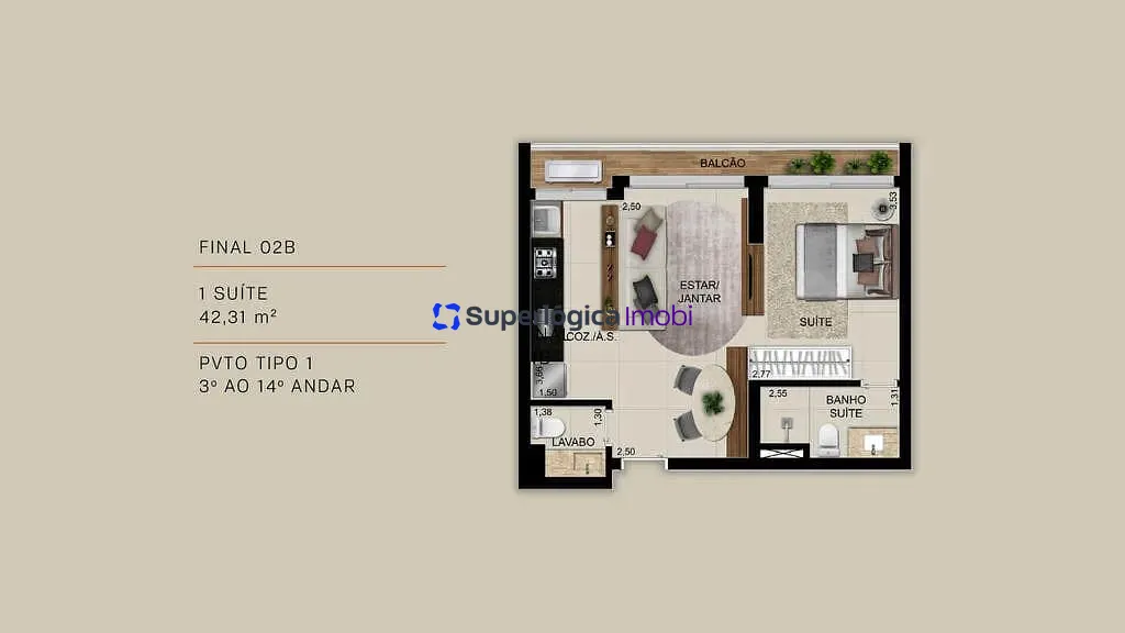 Apartamento, 2 quartos, 99 m² - Foto 13
