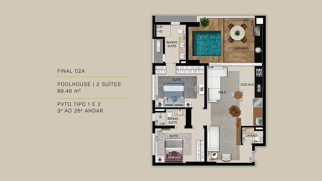 Apartamento, 2 quartos, 78 m² - Foto 26