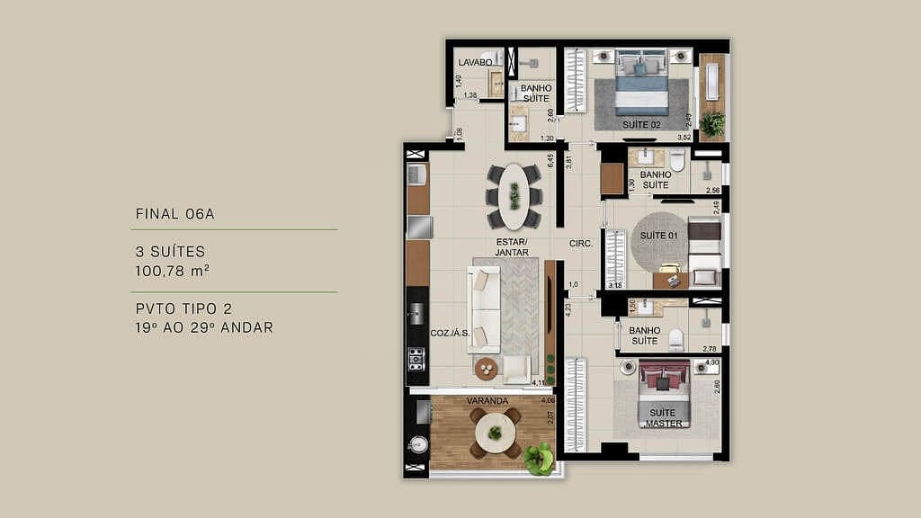 Apartamento, 2 quartos, 78 m² - Foto 28