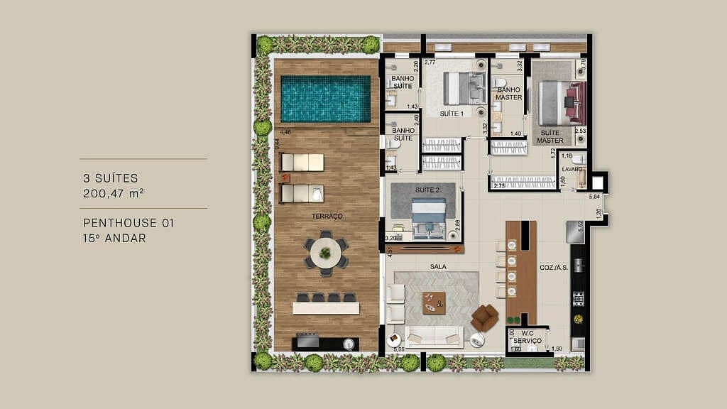 Apartamento, 2 quartos, 78 m² - Foto 34