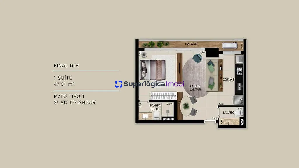 Apartamento, 2 quartos, 78 m² - Foto 18
