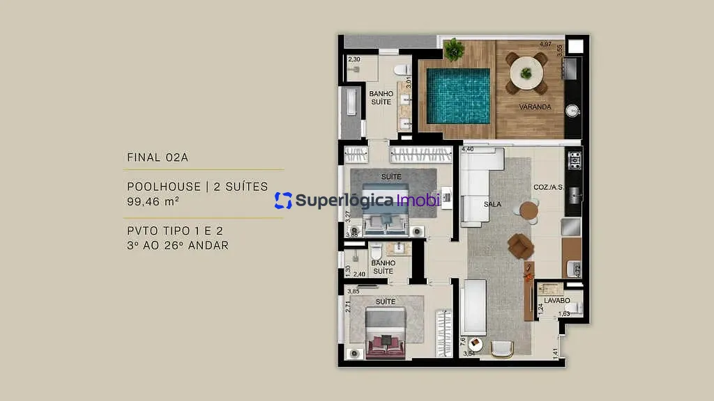 Apartamento, 2 quartos, 78 m² - Foto 26