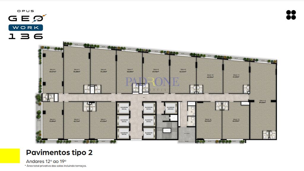 Apartamento à venda com 1 quarto, 69m² - Foto 21