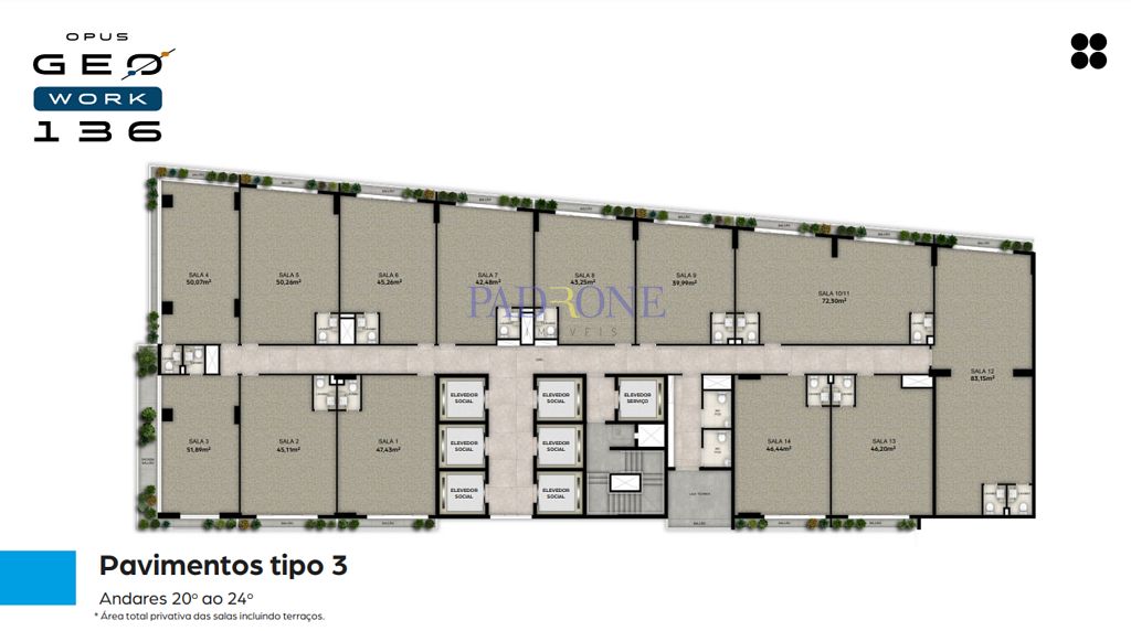Apartamento à venda com 1 quarto, 69m² - Foto 22