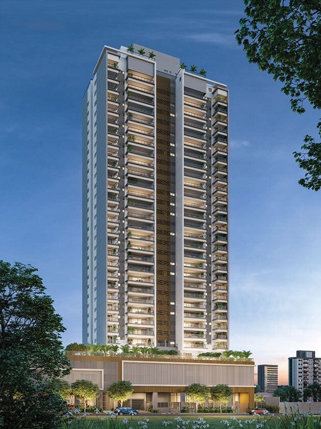 Garden à venda 4 Quartos 4 Suites 3 Vagas 199.59M² Santo Amaro São Paulo - SP | Haute Brooklin by EZ