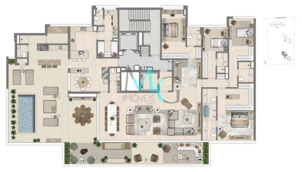 Apartamento, 4 quartos, 199 m² - Foto 76
