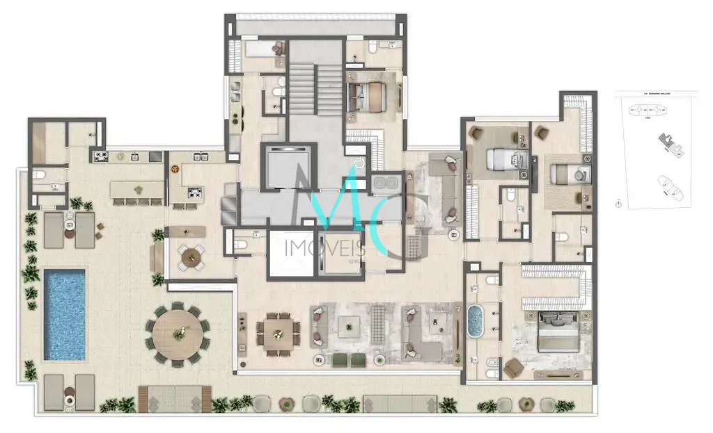 Apartamento, 4 quartos, 181 m² - Foto 75