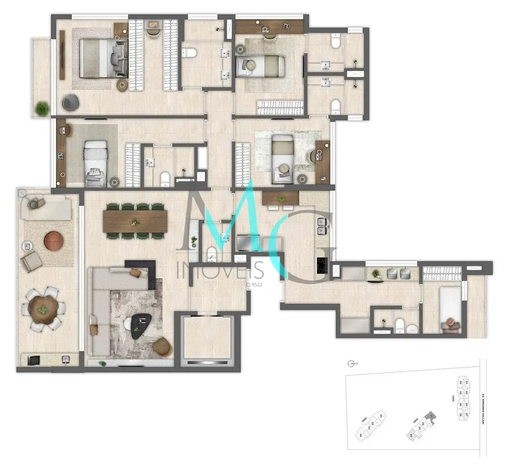 Cobertura, 4 quartos, 376 m² - Foto 70