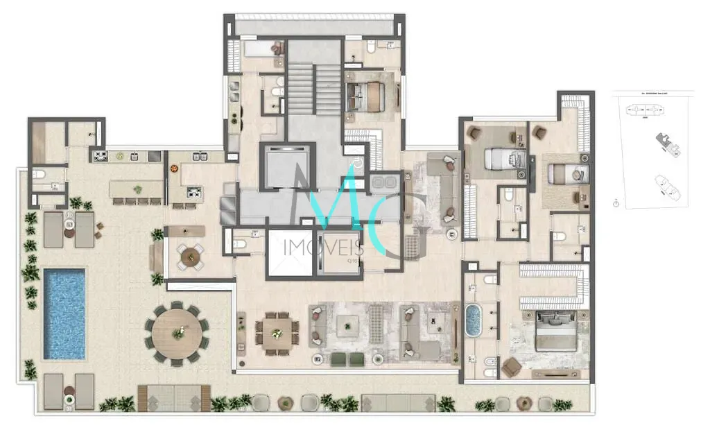 Cobertura, 4 quartos, 376 m² - Foto 75