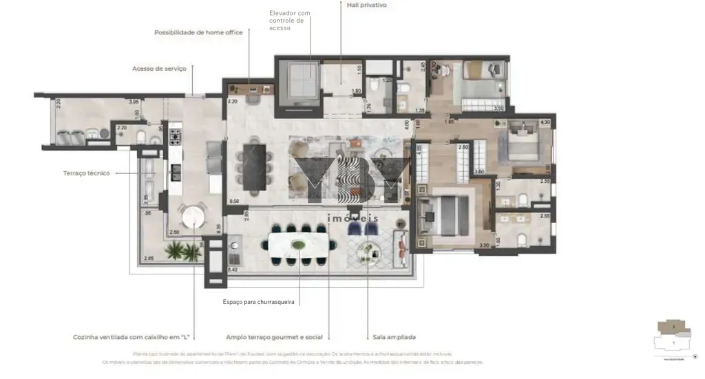 Apartamento, 4 quartos, 174 m² - Foto 14