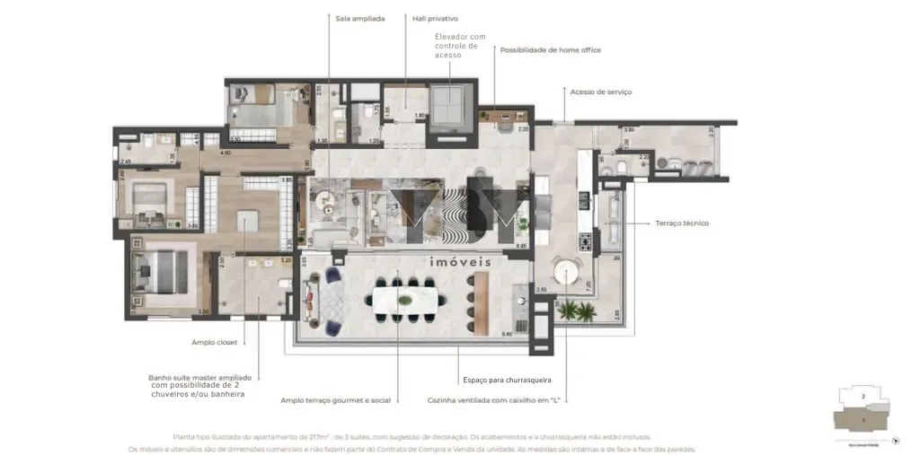 Apartamento, 4 quartos, 174 m² - Foto 16