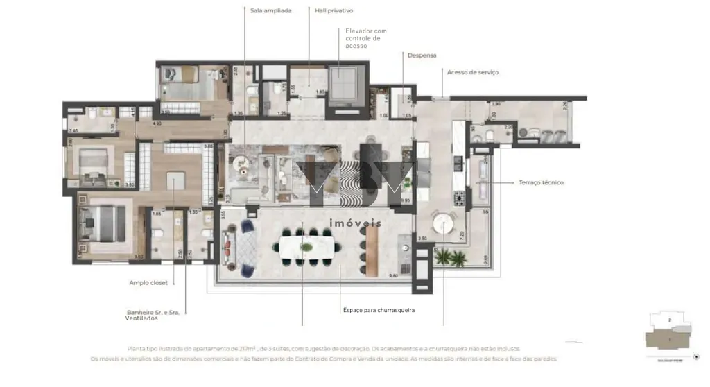Apartamento, 4 quartos, 174 m² - Foto 17