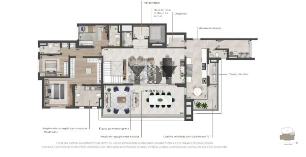 Apartamento, 4 quartos, 217 m² - Foto 20