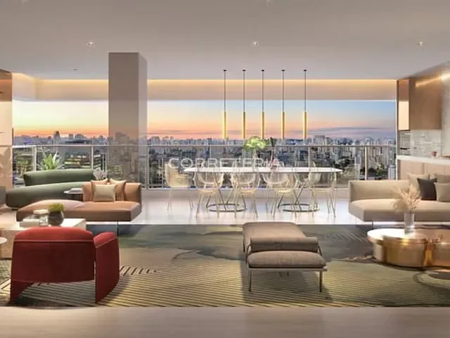 Apartamento 4 quartos e 5 banheiros, à venda, no bairro Pinheiros em São Paulo