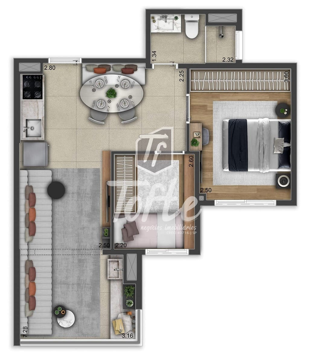 Apartamento, 2 quartos, 45 m² - Foto 20