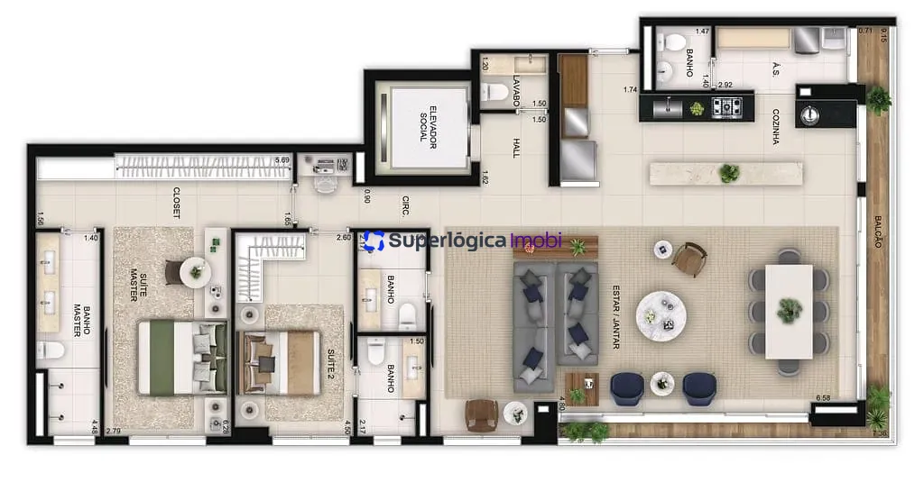 Apartamento, 4 quartos, 199 m² - Foto 25
