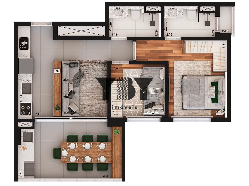 Apartamento, 1 quarto, 44 m² - Foto 32